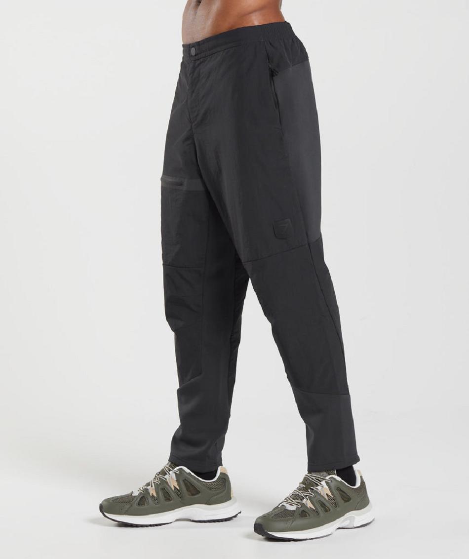 Pantalones Jogger Gymshark Retake Woven Hombre Negras | CO 3729BEX